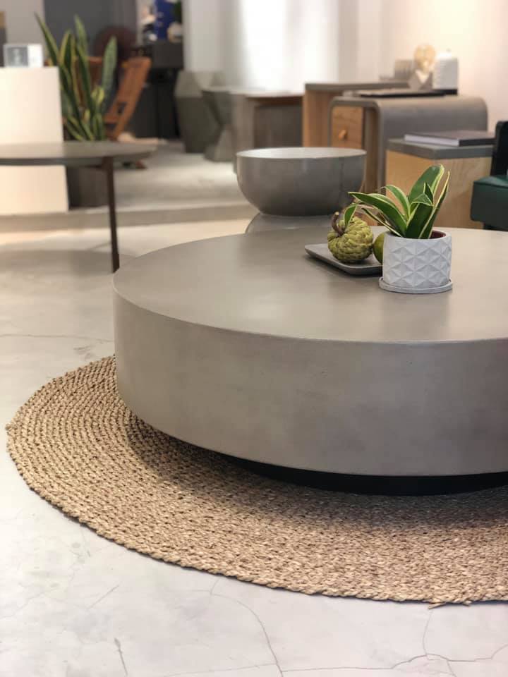 bàn sofa xi măng