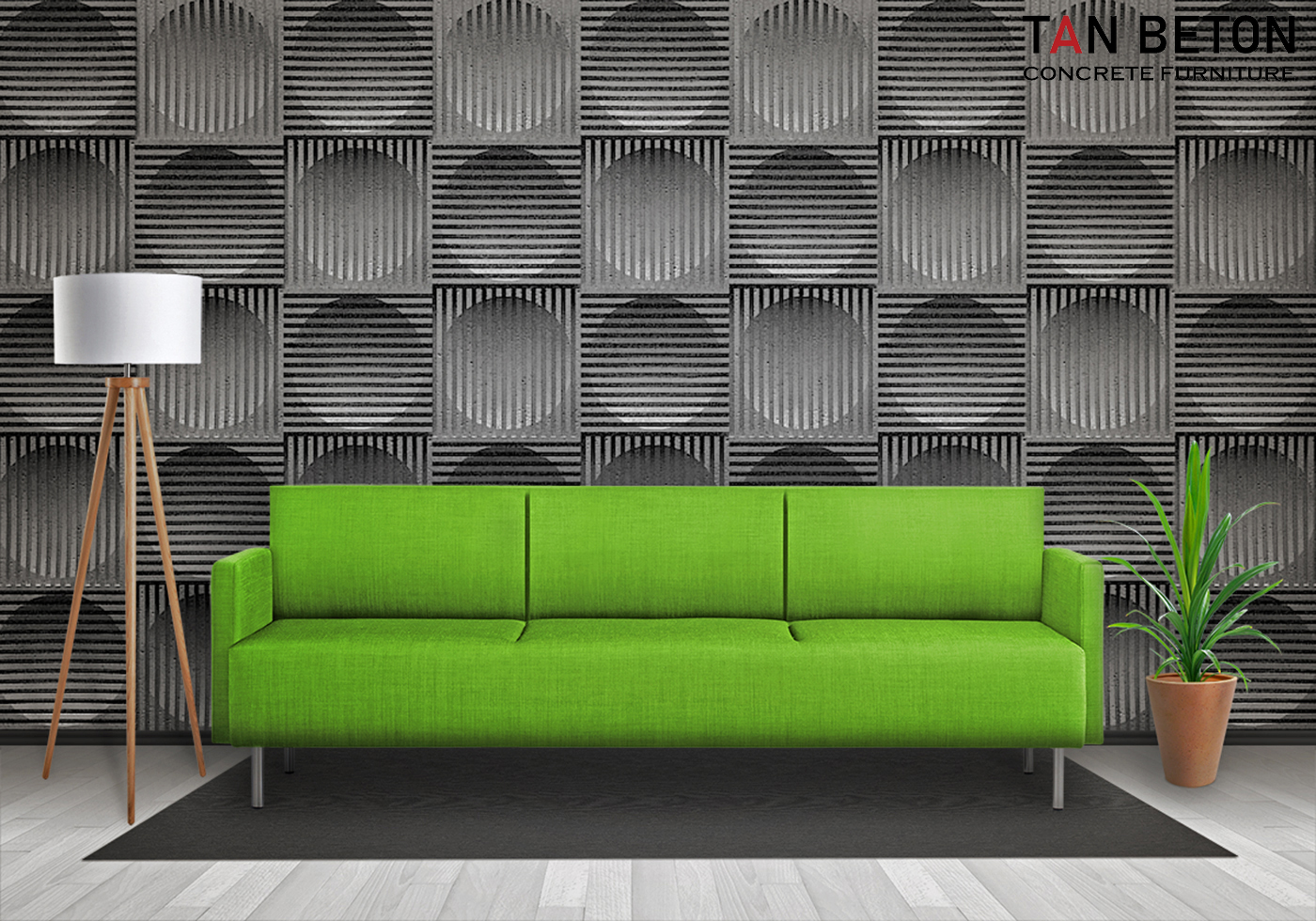 tấm panel 3d xi măng raxer