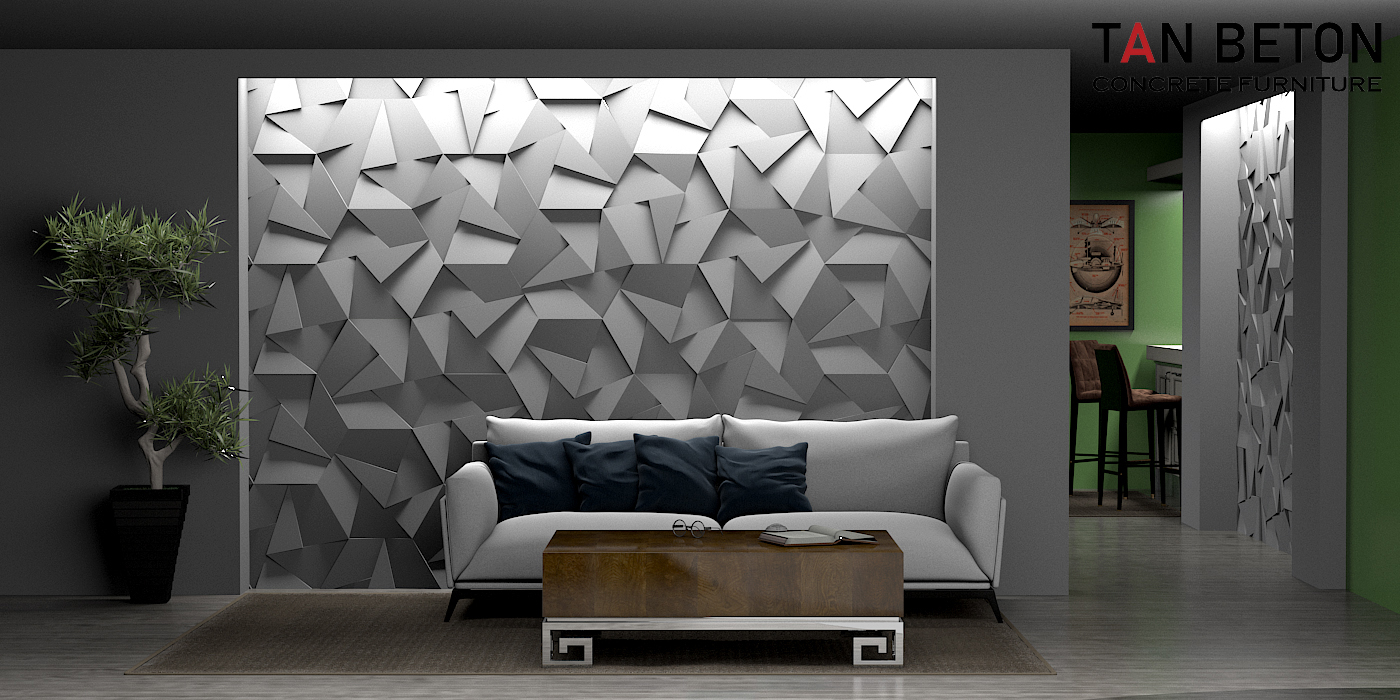 tấm panel 3d xi măng zaria