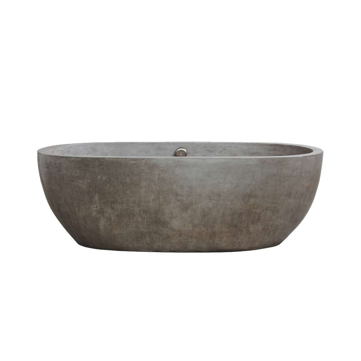 Oval bathtub